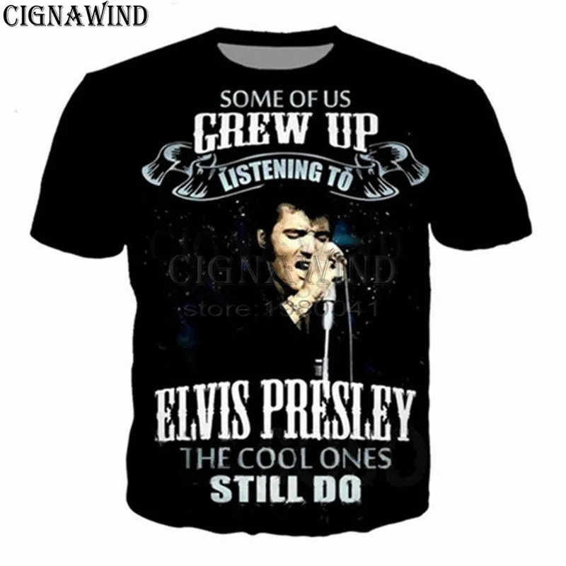 New-Harajuku-style-t-shirt-men-women-Rock-singer-Elvis-Presley-3D-printed-t-shirts-hip