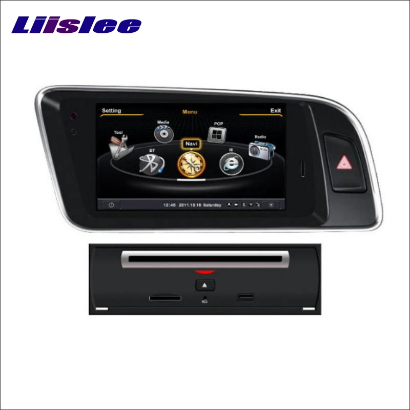 Discount Liislee For Audi Q5 2009~2013 - Car S100 Multimedia System Radio Stereo CD DVD TV GPS Map Nav Navi Navigation HD Touch Screen 2