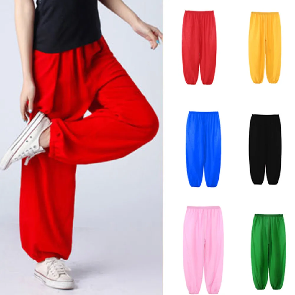 

Free Shipping Fashion Children Girls Boys Kids Baggy Dance Costume Bloomers Trousers Harem Pants Comfortable 2018 Autumn Winter