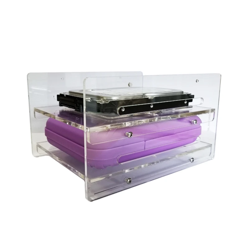 

3.5-inch mobile hard disk placement bracket hard disk box player cloud special bracket heat layering