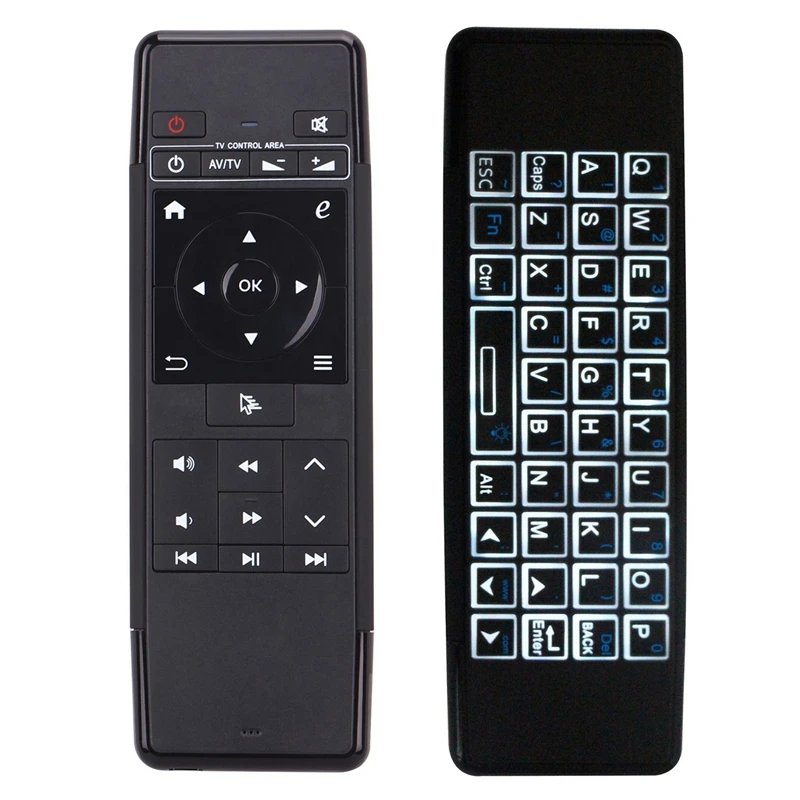 

63A Mini Air Mouse Rechargeable English 2.4Ghz Wireless Keyboard Remote Control For Windows Android Ios Tv Box Pc