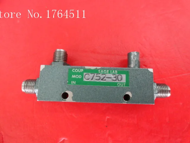 

[BELLA] SAGE LABORATORIES C752-30 1-2GHz 30dB coaxial directional coupler