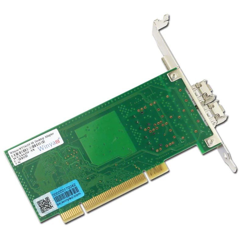 Winyao WY546DF SX PCI настольная гигабитная волоконная Lan Карта для 82546 PWLA8492MF Двухпортовая