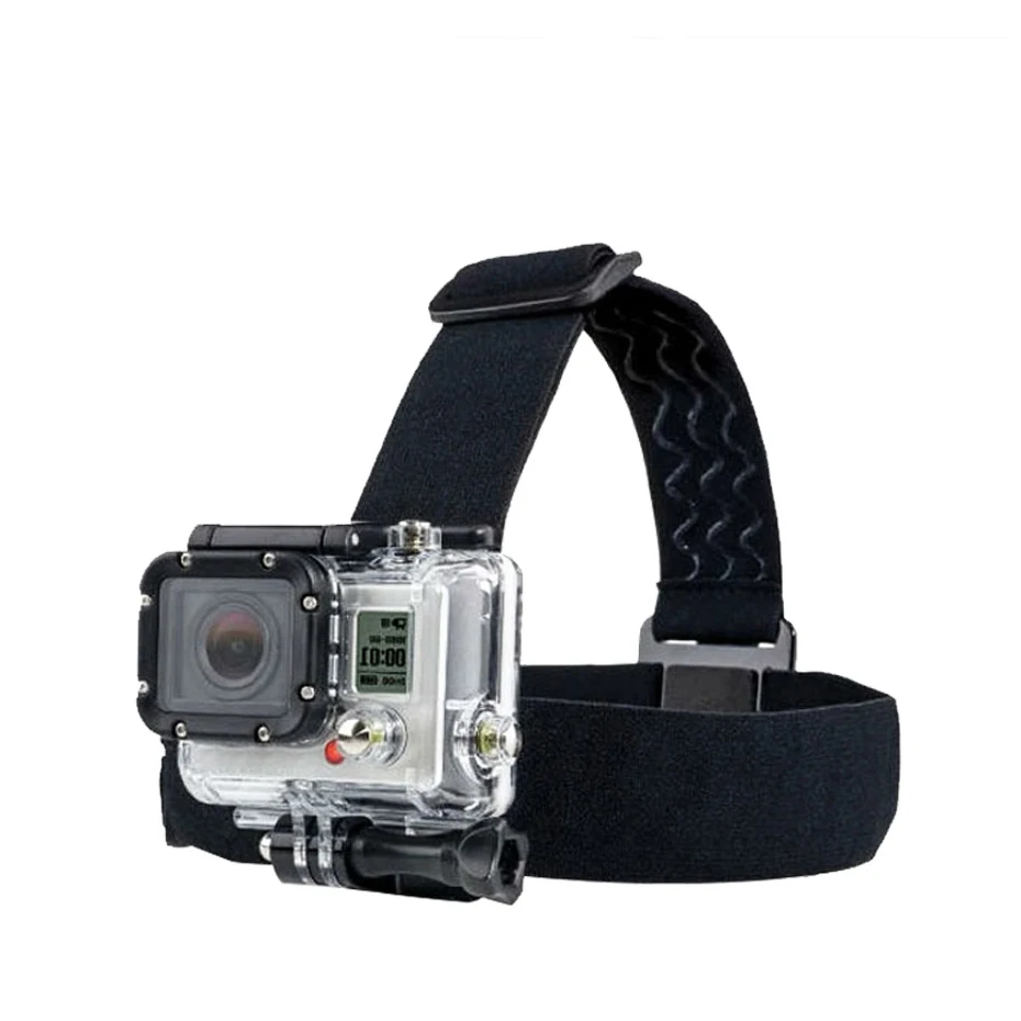 Goede Actie Camera Accessoires voor Gopro Elastische Verstelbare Hoofdband Mount Monopod Voor Go pro Hero 6 5 4 3 SJCAM SJ5000 Sport Cam