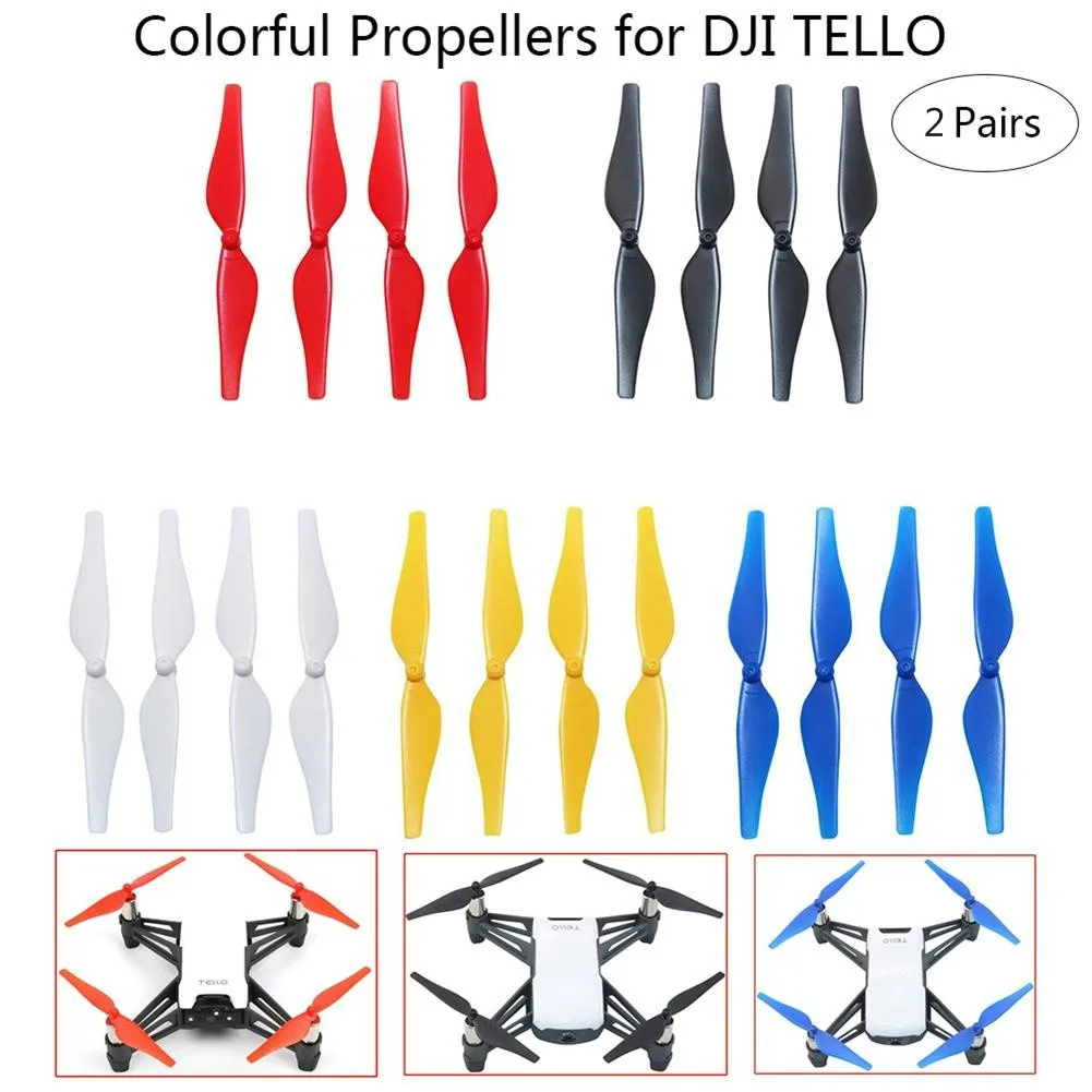 

4Pcs Quick Release Propeller Guards Colourful TELLO Propellers for DJI TELLO Replacement Lightweight Prop Blade