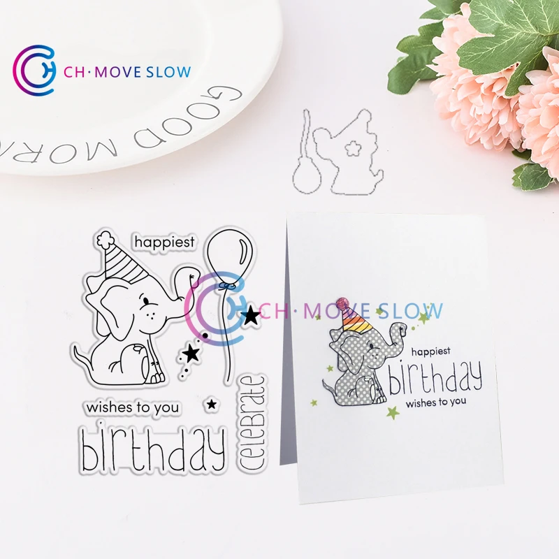 

CH BIRTHDAY CELEBRATION Cutting Dies and stamps DIY Scrapbooking Card Stencil Paper Cards Craft Handmade Embossing Folder DIY
