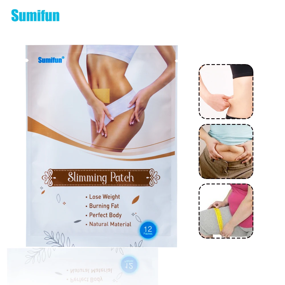

36Pcs/Box Weight Lose Paste Navel Slim Patch Health Care Slimming Patch Products Fat Burning Detox Adhesive Sticker D1389