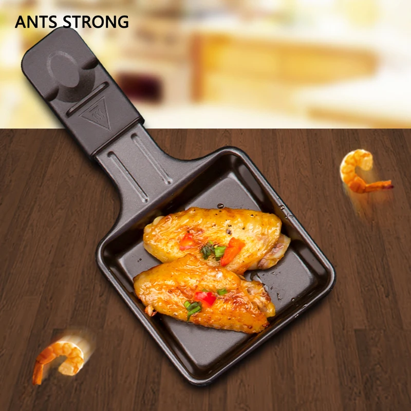ANTS STRONG 18cm BBQ non stick pan/outdoor portable electric grill