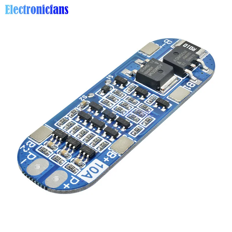 3S 10A BMS литий-ионная батарея Защитная плата 18650 зарядное устройство Защитная балансировка PCB BMS модуль 12,6 в эквалайзер плата