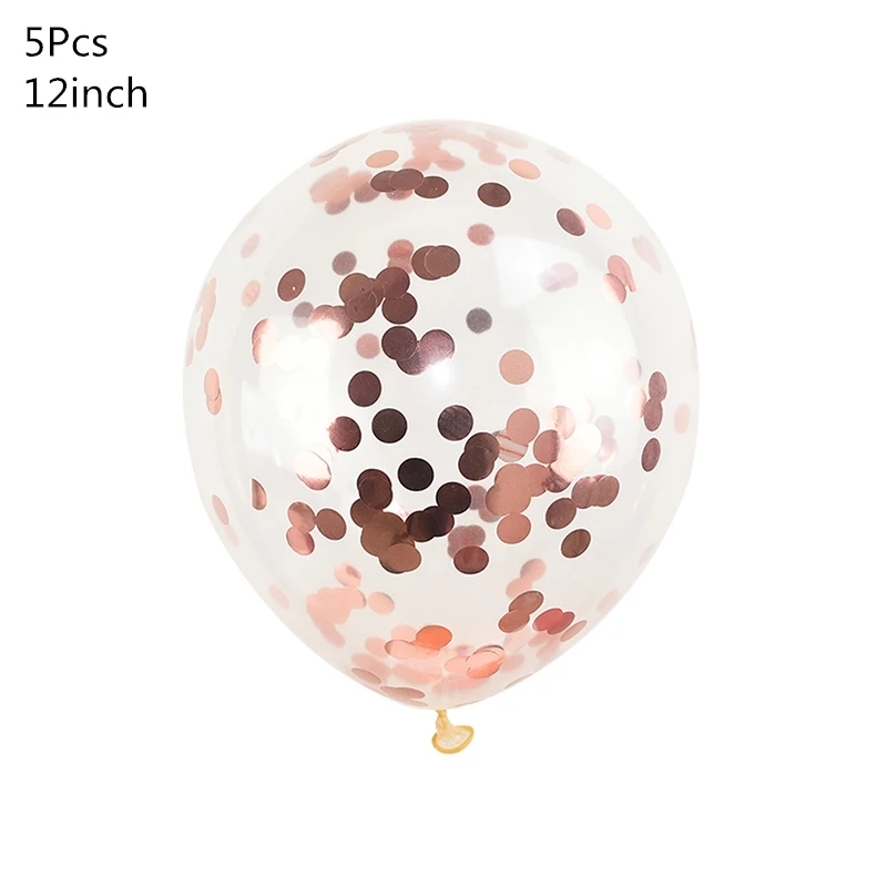 5 шт./лот, блестящий воздушный шар "Конфетти", aby Shower, латексные шары, украшения для дня рождения, свадьбы, для взрослых, надувной шар