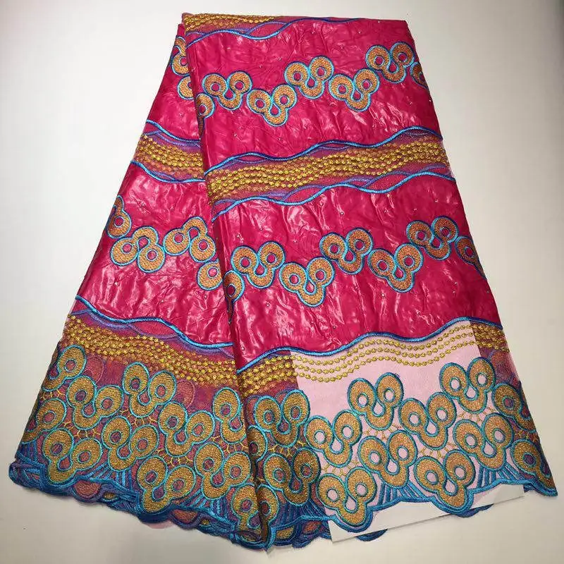 

WG!Latest african bazin riche getzner with stones 2019 cotton brode bazin brode high quality net lace for women 5yards ! J41968