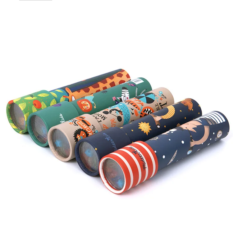 

1Pcs Science Toy Kaleidoscope Beautiful art color world of eyes imagination logical thinking Educational Toy for children