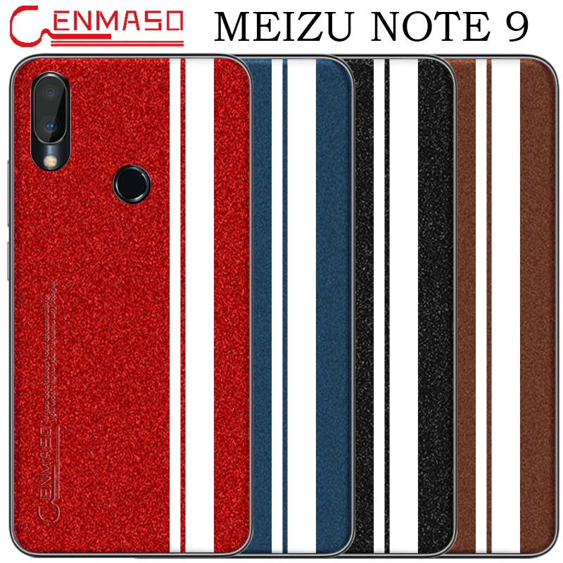 

Meizu Note 9 Back Case Meizu M9 Note Pearl PU Leather Full Protective Mobile Phone Case Meizu Note 9 Note9 Shockproof Cover