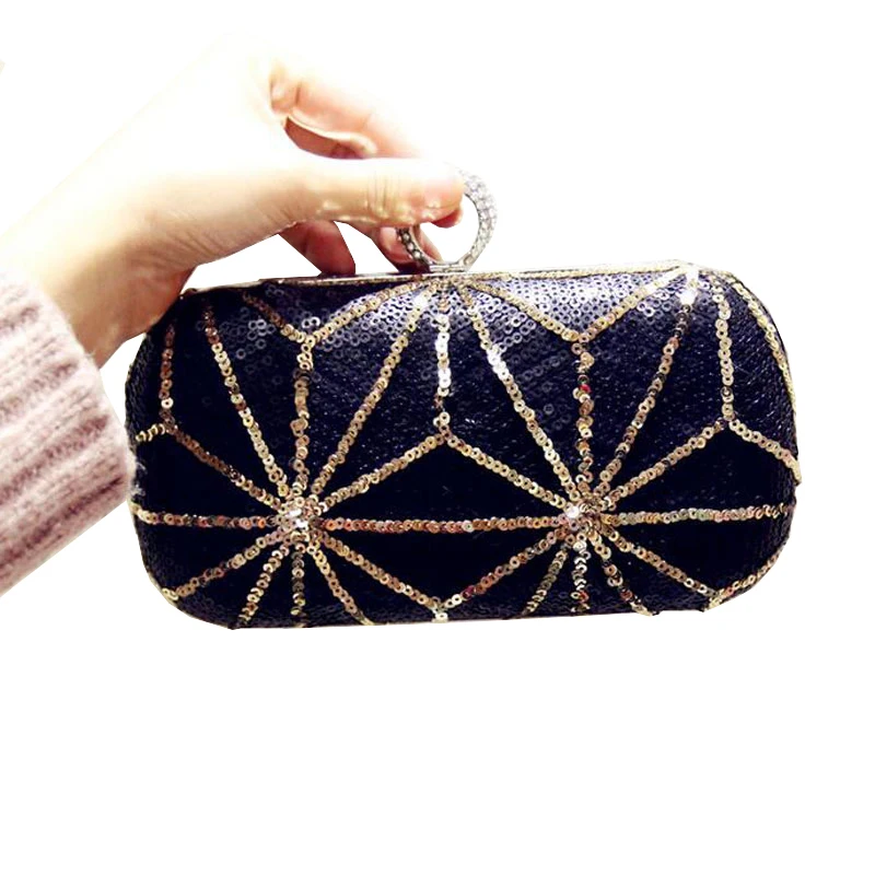 

Women's Luxury Evening Bag Retro Beaded Clutch Bags Wedding Diamond Beaded Bag Crossbody Bags Small Shoulder Handbag New 2019