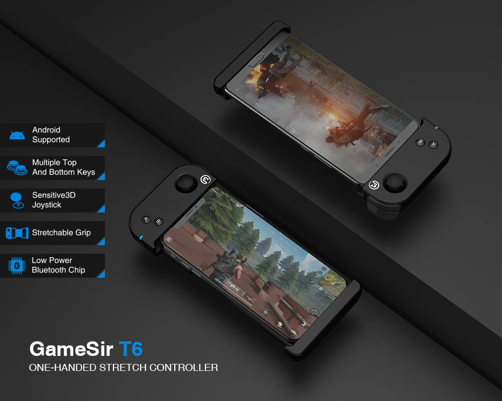 GameSir T6 Bluetooth контроллер для Android смартфон телефон для FPS правила выживания/Мобильные легенды игры Call of Duty