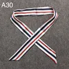 New Silk Small Women Fashion Scarf Hair Bags Handle Decoration Tie Multifunction Hand Ribbon Scarf 4*100cm M30 5
