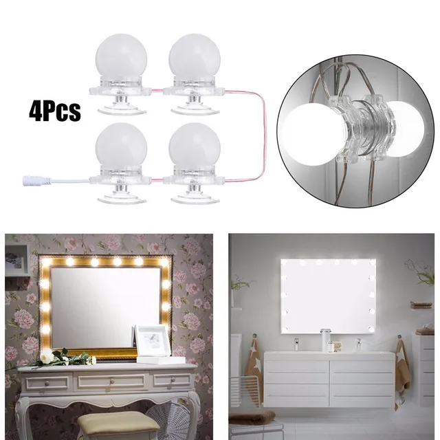Diy Vanity Mirror With Led Lights Classy 60pcs DIY Makeup Mirror Vanity LED Light Bulb Kit With Dimmer Modern Diy Vanity Mirror With Led Lights Classy 60pcs DIY Makeup Mirror Vanity LED Light Bulb Kit With Dimmer Modern