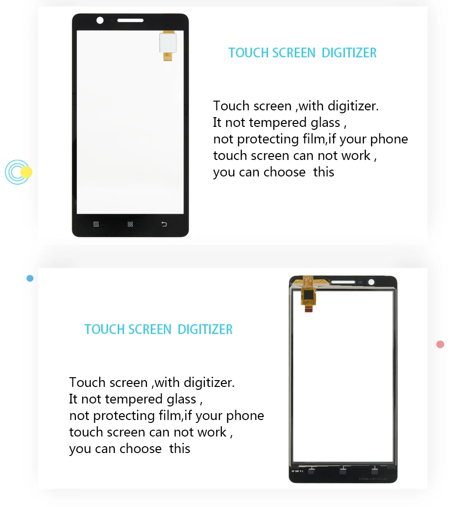 5," для lenovo A536 сенсорная панель, сенсорный экран, дигитайзер, переднее стекло, сенсор для lenovo A 536, сенсорный экран