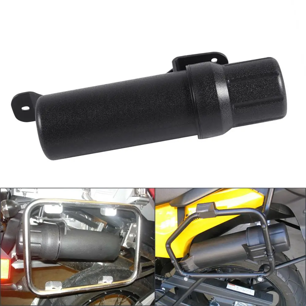 

Universal Motorcycle Tool Tube Waterproof Raincoat Gloves water bottle Storage Box BLACK
