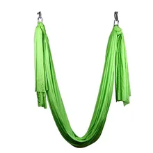 10 комплектов стиль 5 м полный набор йога-Гамак Ткань фиолетовый и зеленый в Южную Африку