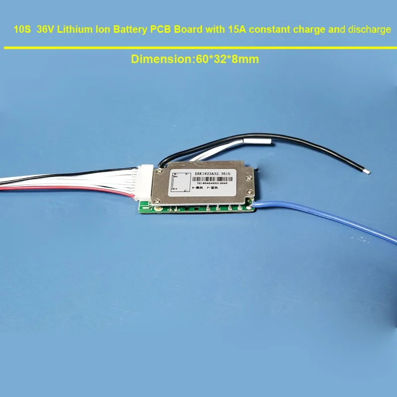 10S или 13S маленький размер 36V литиевая PCB 48V BMS для электрической литий ионной
