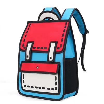 Kawaii 3d Cartoon Canvas Backpack Kawaiitherapy
