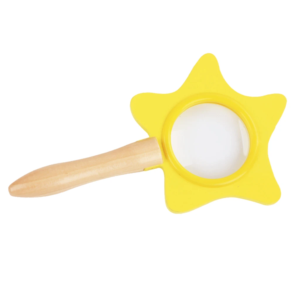 Magnifying Glass Science Nature Educational Toys for Kids Boy Girl w/ Handle