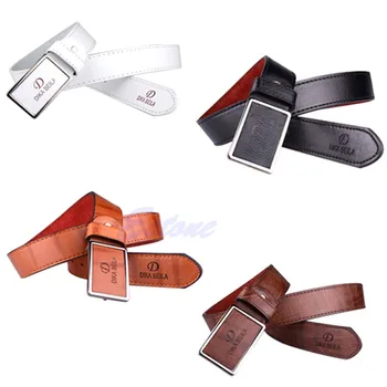 

Men's Waistband Luxury Leather Automatic Buckle Belt Casual Waist Strap Belts Cowhide Smooth Buckle Casual Men Belt