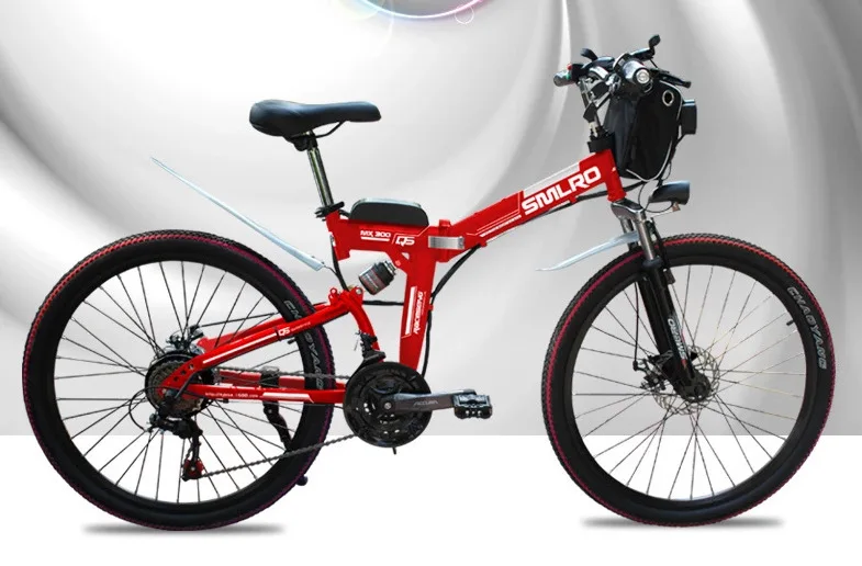 Sale Customized Mountain Motor-driven Bicycle 48V15AH500W Lithium Battery Instead Of Walking Assistance Ebike Folding Electric Bike 7