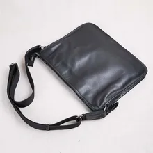 AETOO 2018 new leather men's bag ultra-thin shoulder Messenger bag European and American fashion leather ms new leather european and american wind bucket bag leather hand shoulder bag messenger large capacity female bag