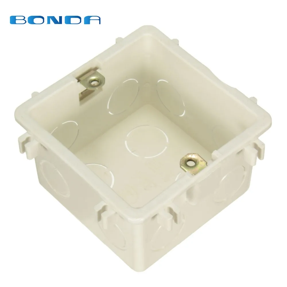 

1PCS the wall switch and plastic panel switch can be used for multiple assembly boxes of 86*86cm switch box Wall Mounted Switch