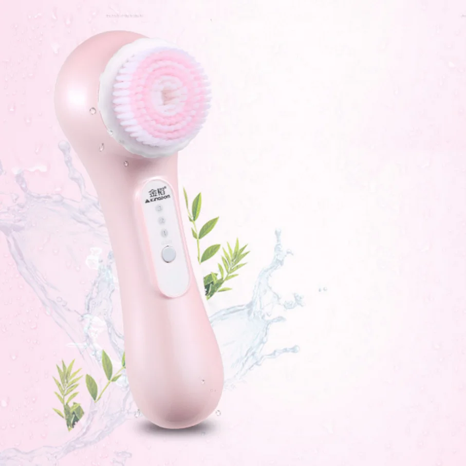 LM1259 Ultrasonic Electric Facial Cleansing Brush Face Deep Cleaning cleanser Massager