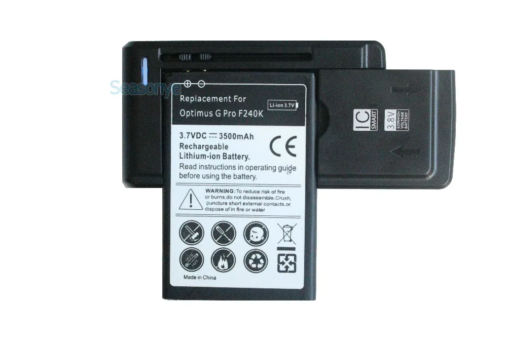 Seasonye 3500mAh BL-48TH сменный аккумулятор + универсальное зарядное устройство для LG Optimus G