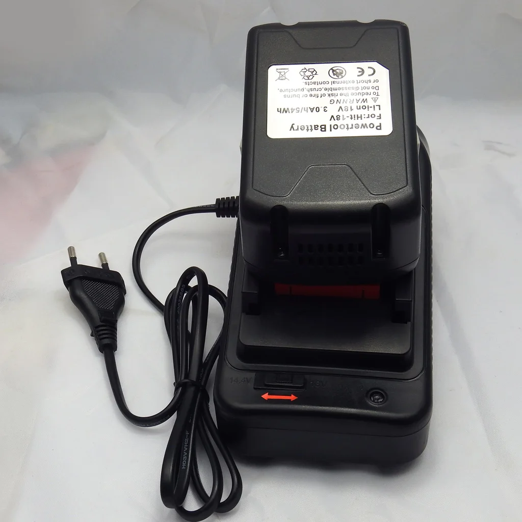 Replacement Li-ion Battery Charger for 14.4V-18v BSL1430, BSL1830 EU Plug