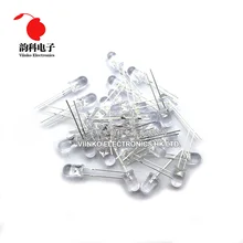 1000 шт. синий светодиодный светильник 5 мм синий светодиод белый поворот синий