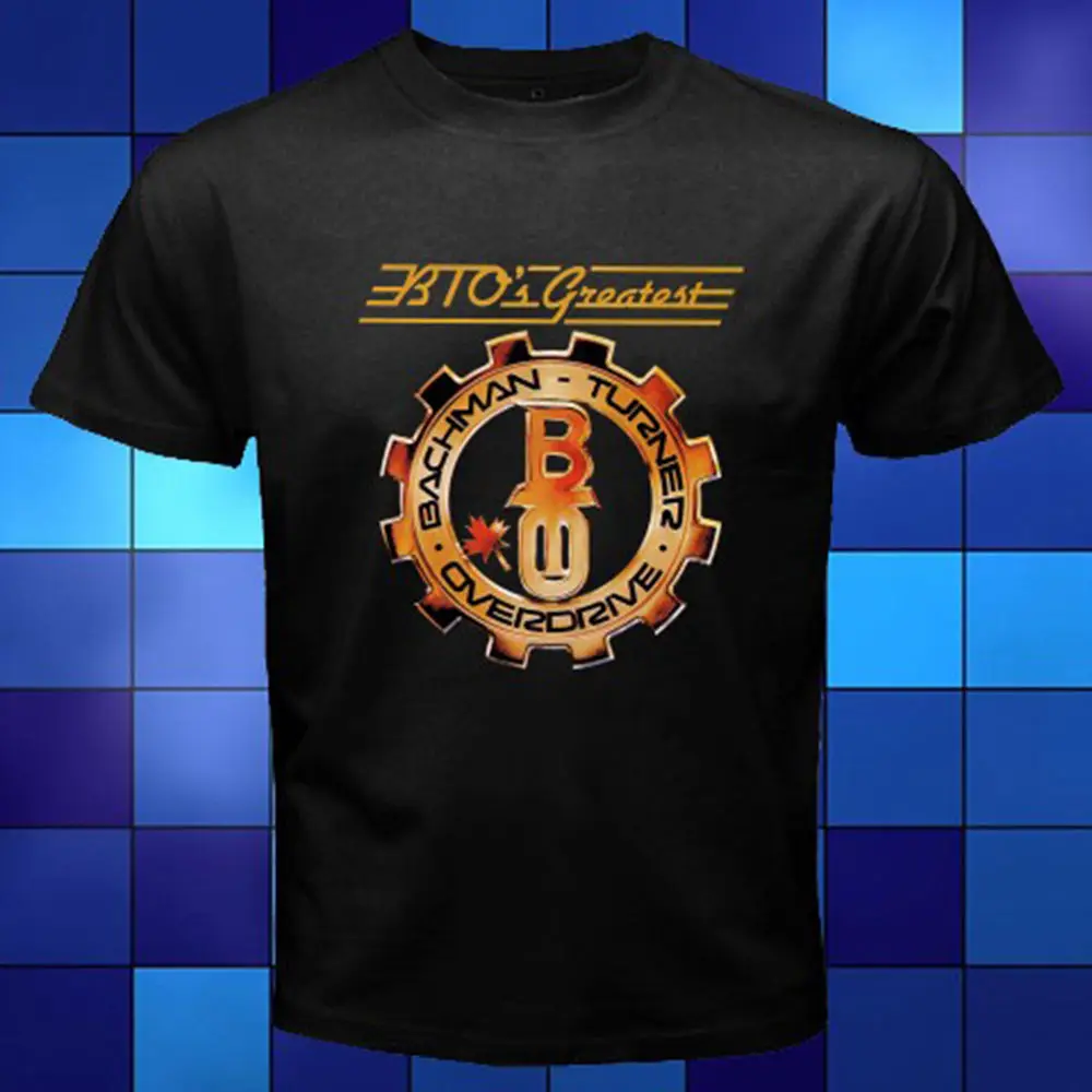 Новая Черная футболка Bachman Turner Overdrive размер S M L XL 2XL 3 XLHip Hop с короткими рукавами |
