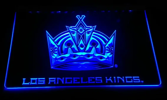 LS863-b-LA Kings 3D светодиодный неоновый свет знак настроить по требованию 8 цветов на