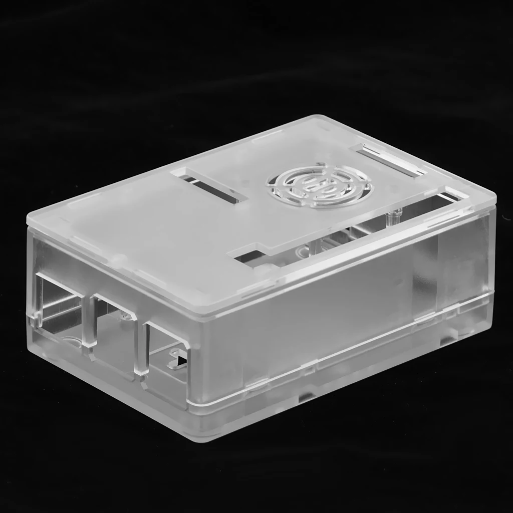 Protective Enclosure Case Cover Box for Raspberry Pi Board / LCD/Fan Clear
