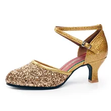 Обувь для латинских танцев; женская обувь для взрослых с мягкой подошвой на высоком квадратном каблуке; обувь для латинских танцев; кожаная женская обувь для бальных танцев; спортивные кроссовки