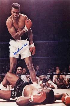 

Custom Canvas Art Muhammad Ali Poster Ali knockout Rival Boxing Wall Stickers Boxing Wallpaper Mural Christmas Decoration #2652#