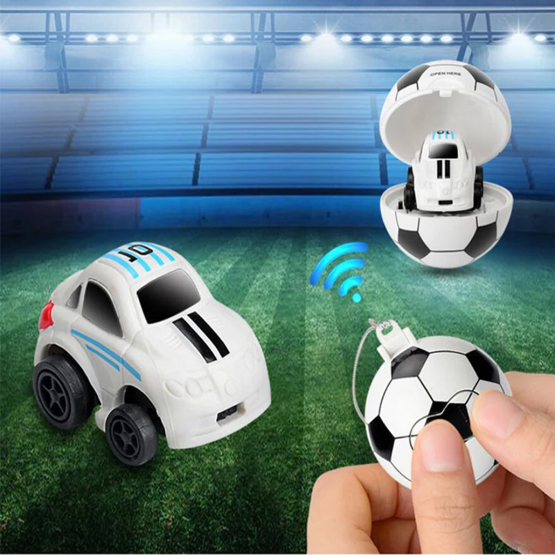 

2.4G mini soccer two-way remote control car Q version two-way remote control car toy remote control car racing electric toy