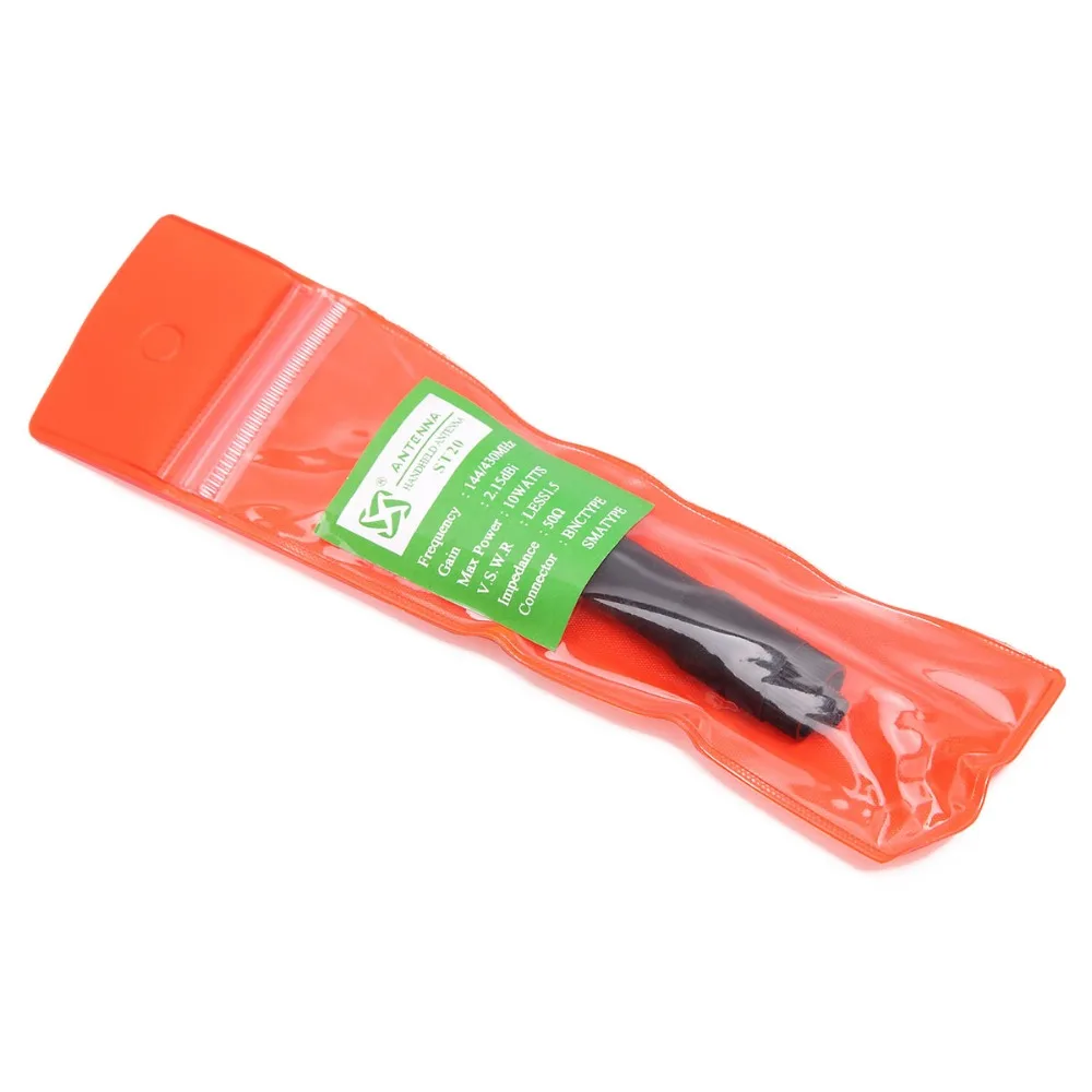 ABBREE ST20 короткая резиновая антенна SMA Female/Male/BNC двухдиапазонная с высоким