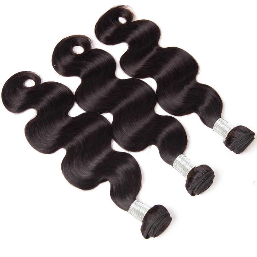 Malaysian Body Wave 3 Bundles With Closure Human Hair Bundles With Closure ALIPOP 4x4 Lace Closure With Baby Hair Remy 4PCS (3)