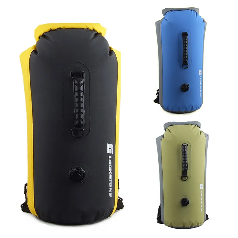 

25/35/60LOutdoor Camping Waterproof Storage Backpack Boating Kayaking Travel Swimming Bag Adjustable Strap Drifting Dry Backpack