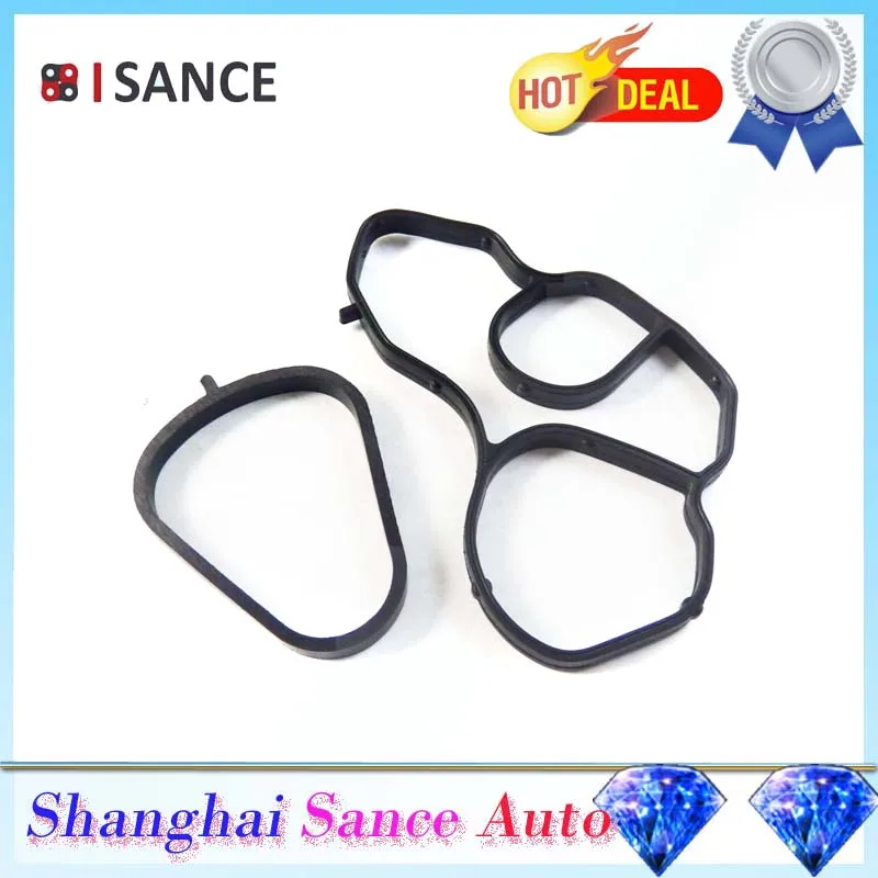 Buy ISANCE Engine Oil Filter Housing Case Gaskets