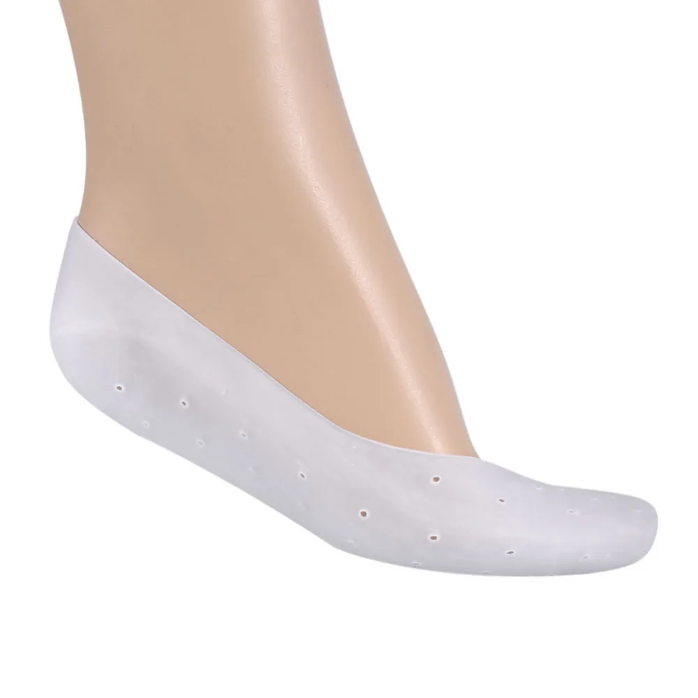 1 пара деликатных силиконовых увлажняющих гелевых носочков для пятки, как треснувшая защита и уход за кожей ног массажер для ног облегчение боли в ногах