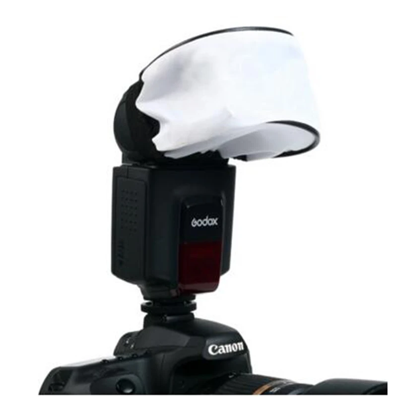White Flash Dome Diffuser for Canon 430EX 580EX 600EX-RT II Sigma EF-610 EF-530 