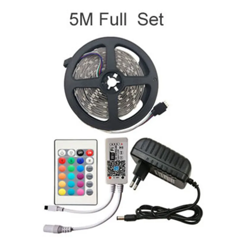 3528 DC12V 5 M 60leds/M-водонепроницаемый RGB Led свет Гибкие освещения строка лента украшения дома лампа