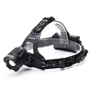 

3-Mode White Light Zooming Headlight 910lm T6 LED Headlamp Torchlight LED Lamp Outdoor Lantern Zoomable Head Light (2x 18650)