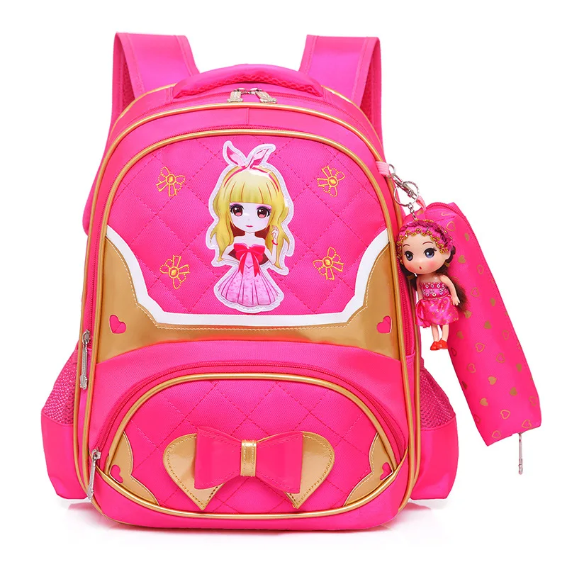children school bags girls kids orthopedic schoolbags backpacks primary school backpacks children princess backpacks sac enfant